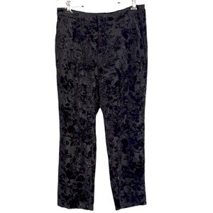 Zara Basic Velvet Detail Pants NWT Size M